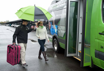 Driver Assisting with Luggage