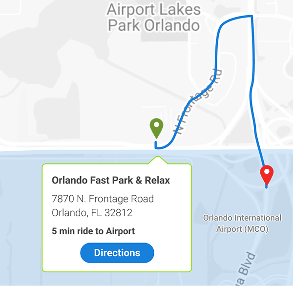 Your Orlando Airport Parking Solution Map